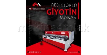 LRGM 3050 x 4mm  NC Kontrollü Rediktörlü Giyotin Makas LİNDA MACHİNE - Guillotine Machines